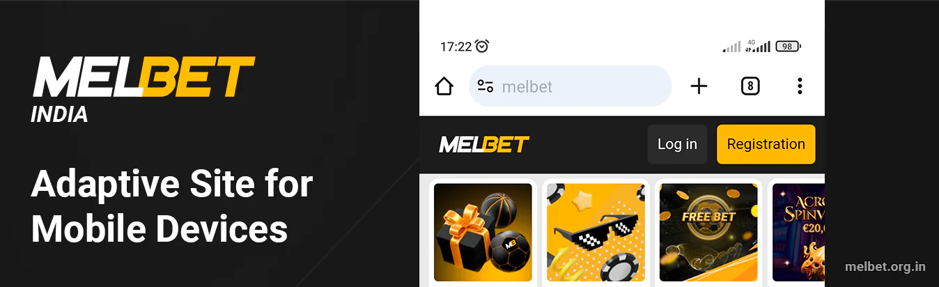 Melbet Adaptive Website