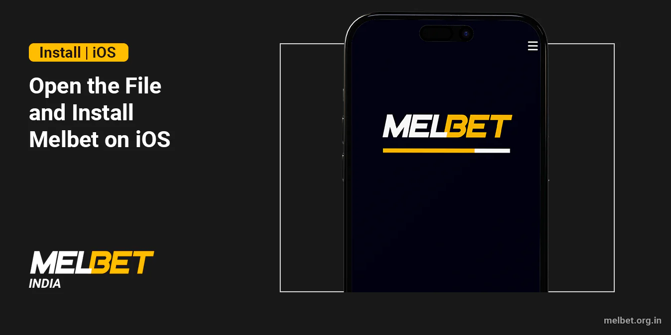 Open the File and Start Melbet Installation