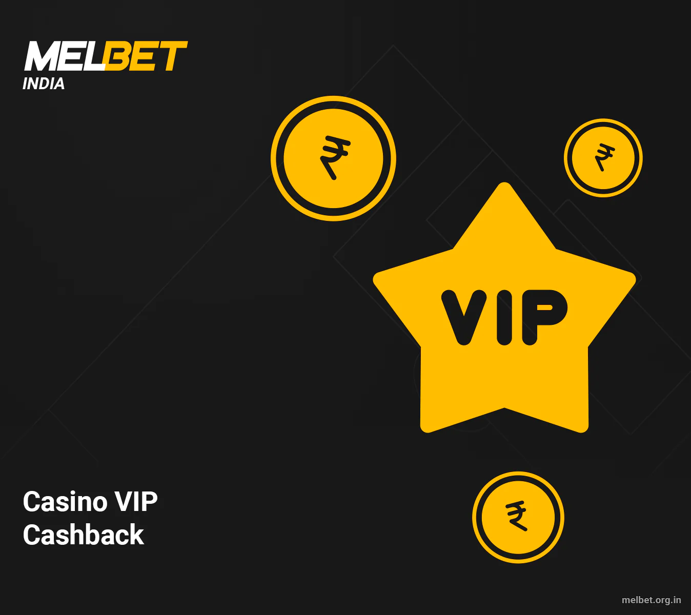 Casino Cashback Bonus on Melbet - 0.25% at VIP Level