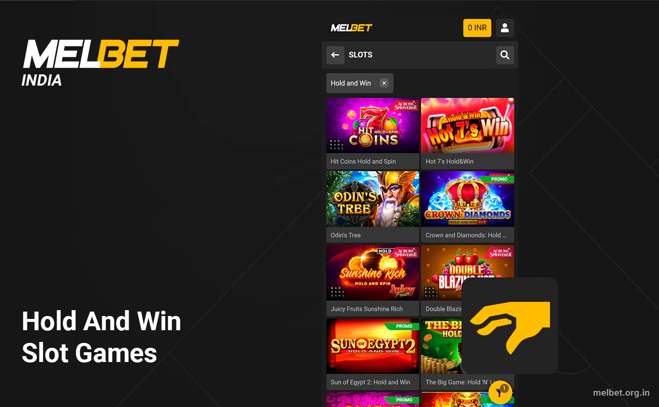 Hold and Win Melbet Slots - India
