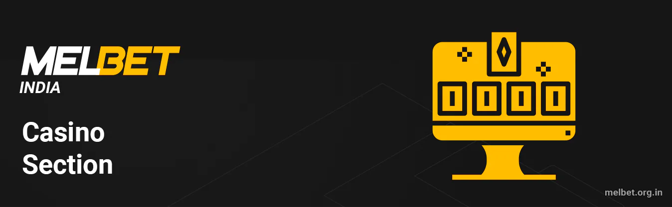 Melbet Casino Section allows to play on real money