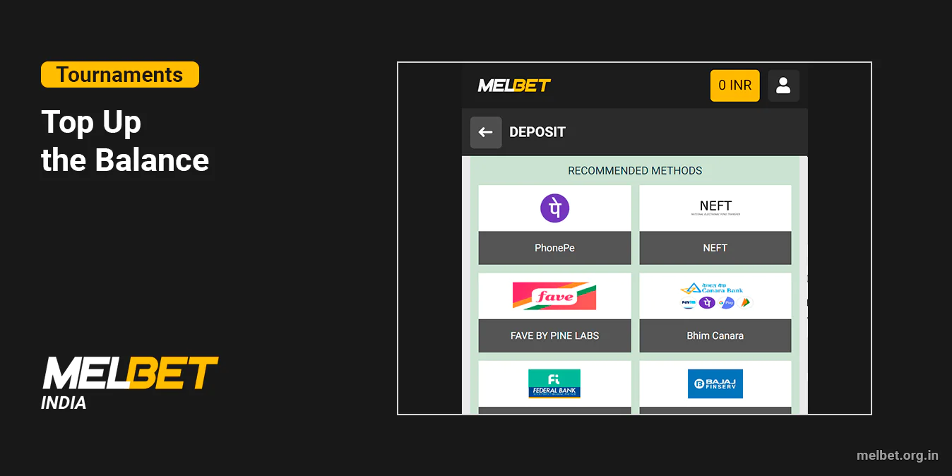 Top Up Your Melbet Balance To Start Betting on Football Tournaments