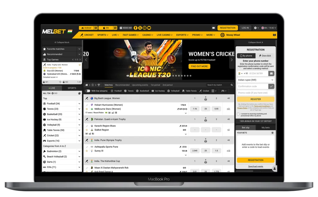 Melbet India – online sports betting and casino platform